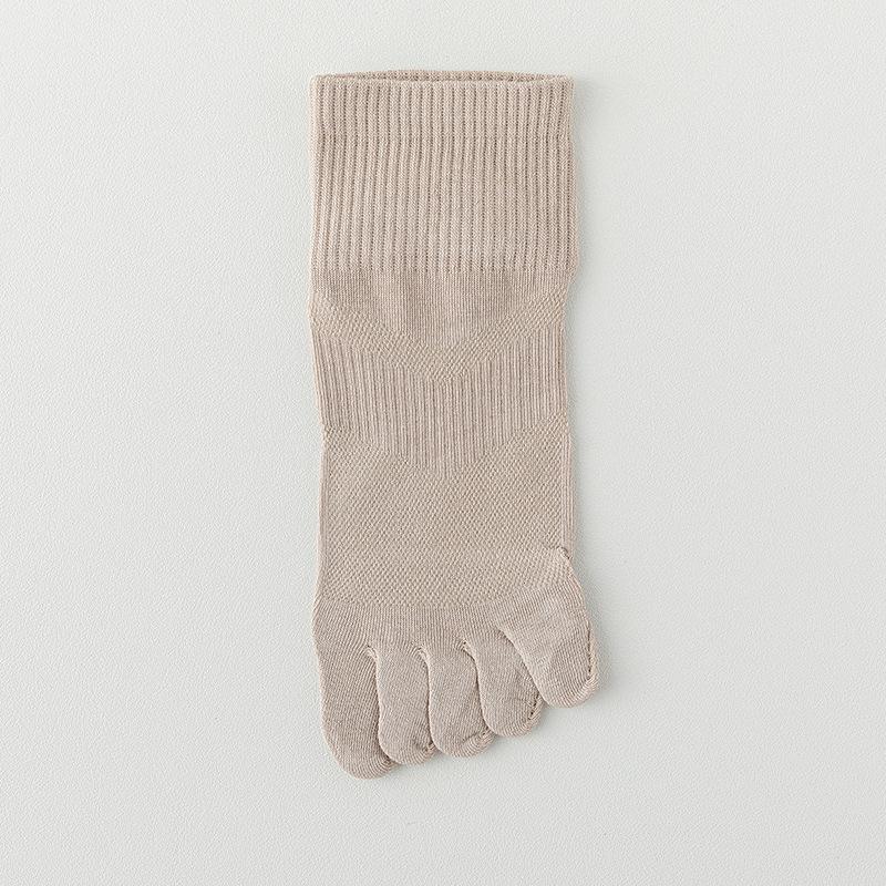 Мужские дышащие, легкие спортивные хлопковые бесшовные носки с пятью пальцами 1 pair бежевый
Мужские дышащие, легкие спортивные хлопковые бесшовные носки с пятью пальцами 1 pair бежевый