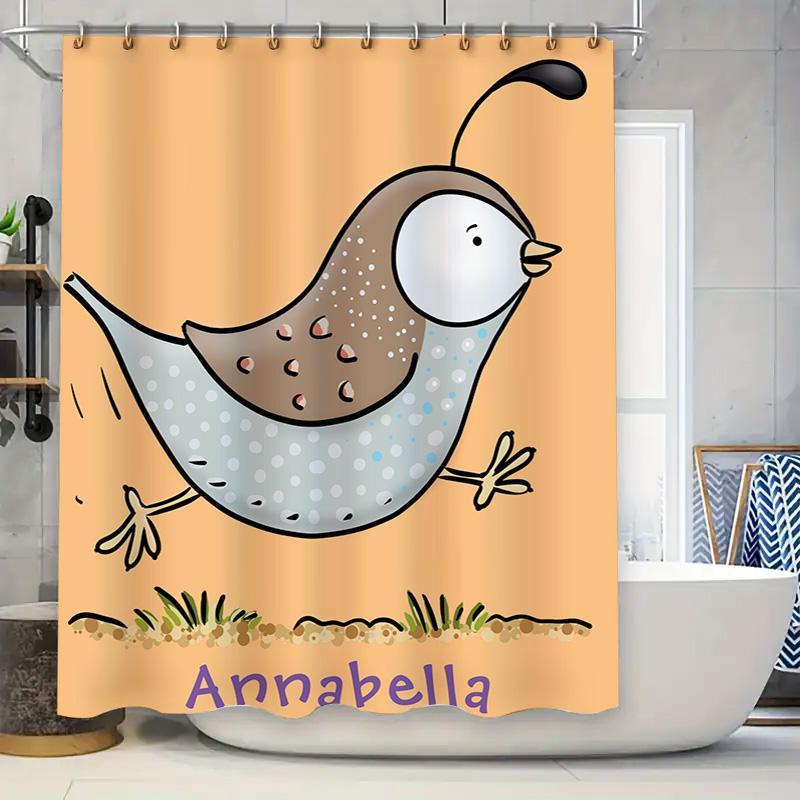 Cartoon Bird Shower Curtain Cute Animal Print Home Decor Annabella Design Custom Shower Fabric Bathroom Liner For B W60H190(CM)-1 Pcs
Cartoon Bird Shower Curtain Cute Animal Print Home Decor Annabella Design Custom Shower Fabric Bathroom Liner For B W60H190(CM)-1 Pcs