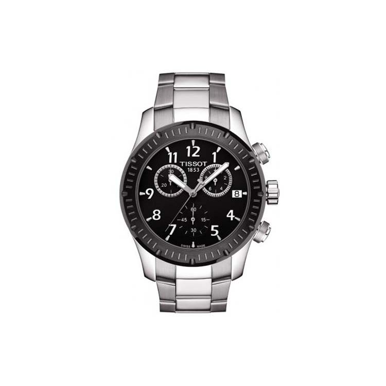 Tissot V8 Series Quartz Movement Simple Sports 100m Waterproof Chronograph Date Display Watch Men watches Black Steel T039.417.21.057.00 Silver Strap
Tissot V8 Series Quartz Movement Simple Sports 100m Waterproof Chronograph Date Display Watch Men watches Black Steel T039.417.21.057.00 Silver Strap