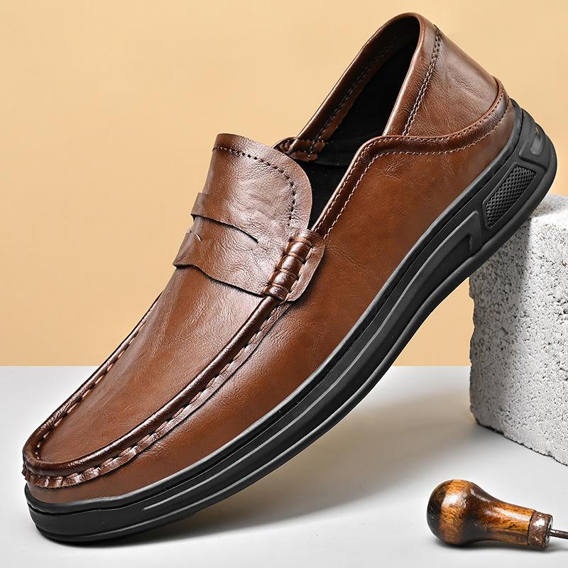 Large size men s shoes 2025 summer new soft sole cushioning comfortable foot driving men s simple business casual leather shoes 38 коричневый
Large size men s shoes 2025 summer new soft sole cushioning comfortable foot driving men s simple business casual leather shoes 38 коричневый