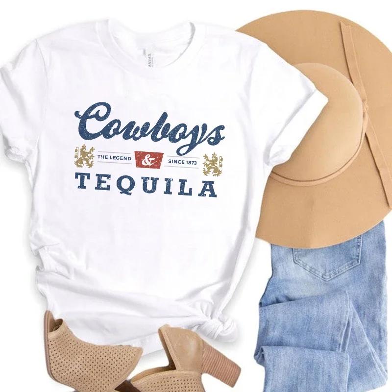 Cowboys Tequila Graphic Tees Funny Drinking TShirts Short Sleeve Vintage Country Music Women T Shirt Cowgirl Retro Fashion Tops 2XL
Cowboys Tequila Graphic Tees Funny Drinking TShirts Short Sleeve Vintage Country Music Women T Shirt Cowgirl Retro Fashion Tops 2XL