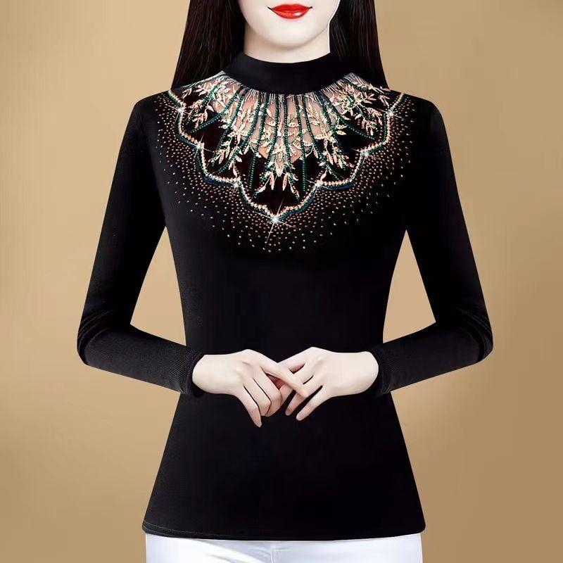 Fashion new autumn and winter clothing is hot, thickened German velvet with diamond design sense, and the young bottoming shirt is versatile. M(90-100)
Fashion new autumn and winter clothing is hot, thickened German velvet with diamond design sense, and the young bottoming shirt is versatile. M(90-100)