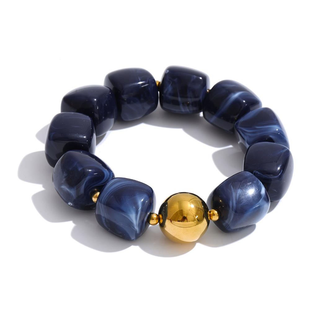 Yhpup Hot Style Handmade Jewelry Acrylic Resin Beads Chain Necklace Bracelet Stainless Steel Spring Summer Statement Accessories
Yhpup Hot Style Handmade Jewelry Acrylic Resin Beads Chain Necklace Bracelet Stainless Steel Spring Summer Statement Accessories