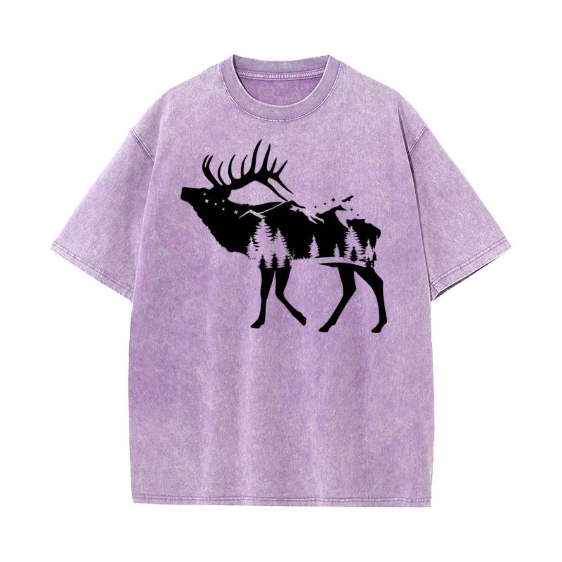 Short Sleeve Tees Christmas Round Neck Combed cotton Woman Washed Tshirts Round Neck Forest Elk Party Washed Tee Shirts Family S
Short Sleeve Tees Christmas Round Neck Combed cotton Woman Washed Tshirts Round Neck Forest Elk Party Washed Tee Shirts Family S