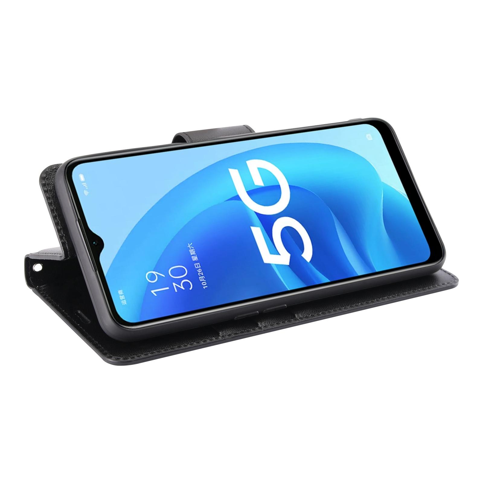 HANMAN Mill Series for Oppo A56 5G/A54s/A55 5G/A55 4G/A54 4G/A16/A16s/A53s 5G Drop-proof Phone Cover Stand PU Leather Flip Phone Wallet Case Black
HANMAN Mill Series for Oppo A56 5G/A54s/A55 5G/A55 4G/A54 4G/A16/A16s/A53s 5G Drop-proof Phone Cover Stand PU Leather Flip Phone Wallet Case Black