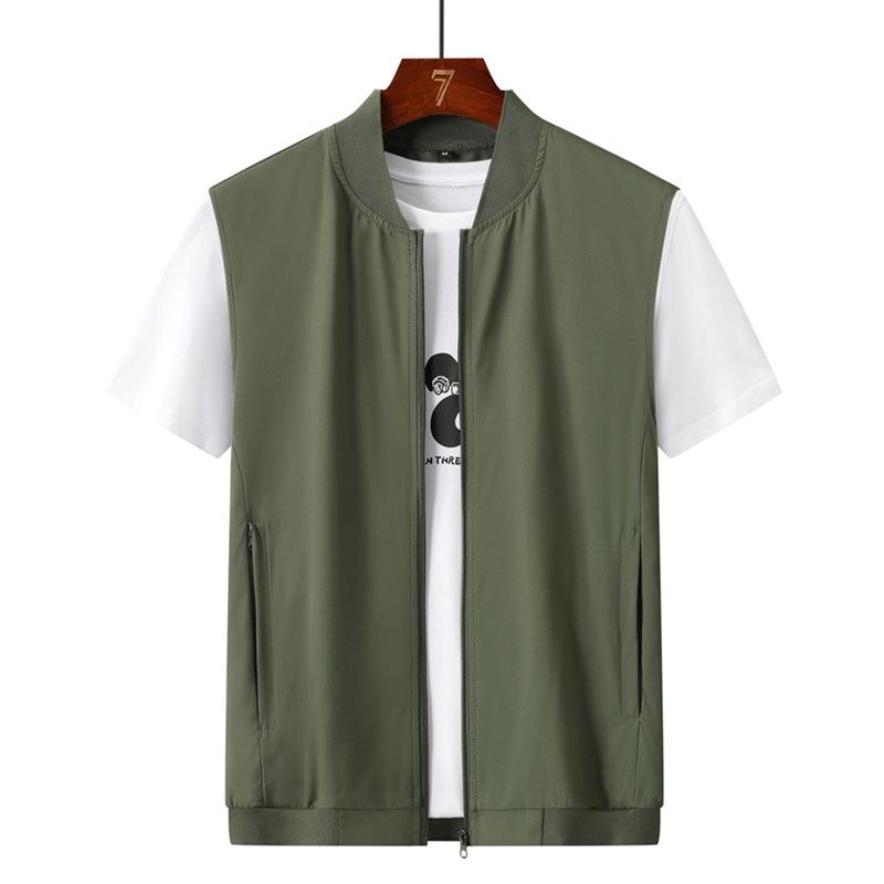 Men s Lightweight Stand Collar Zipper Vest - Sleeveless Solid Color Jacket for Spring/Autumn 3XL
Men s Lightweight Stand Collar Zipper Vest - Sleeveless Solid Color Jacket for Spring/Autumn 3XL
