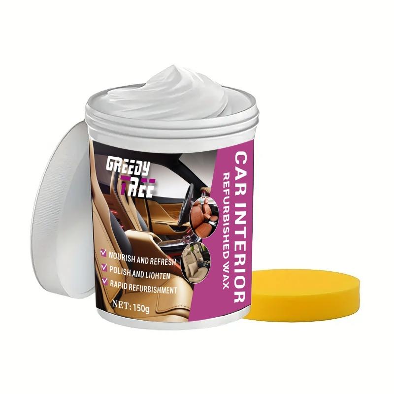 Car polishing wax, plastic parts refurbishment/leather/seat polishing for delayed oxidation and fading, interior gloss enhancer
Car polishing wax, plastic parts refurbishment/leather/seat polishing for delayed oxidation and fading, interior gloss enhancer