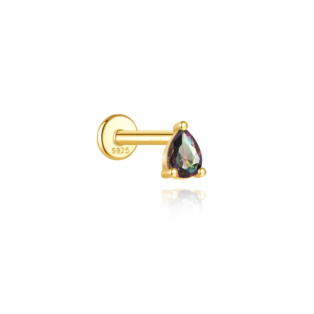 AIDE 1piece New Design Gleaming Rainbow Quartz Stone 925 Silver Stud Earring Shiny Gemstone Piercing Jewelry Pendientes 1 piece
AIDE 1piece New Design Gleaming Rainbow Quartz Stone 925 Silver Stud Earring Shiny Gemstone Piercing Jewelry Pendientes 1 piece