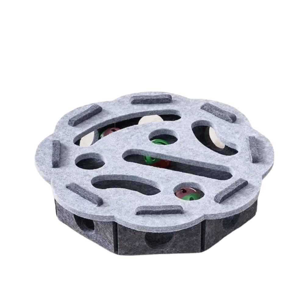 Фетровые когтеточки с мячом, игрушка для упражнений для кошек, прочная коробка-головоломка для кошек, котенок Grey-2
Фетровые когтеточки с мячом, игрушка для упражнений для кошек, прочная коробка-головоломка для кошек, котенок Grey-2