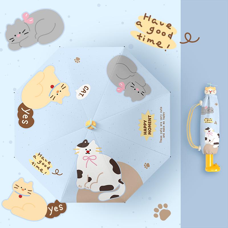 Three-Fold Cute Cartoon UV Sun & Rain Umbrella for Women – Portable, Customizable Sun Protection 55cm, 8 Ribs
Three-Fold Cute Cartoon UV Sun & Rain Umbrella for Women – Portable, Customizable Sun Protection 55cm, 8 Ribs