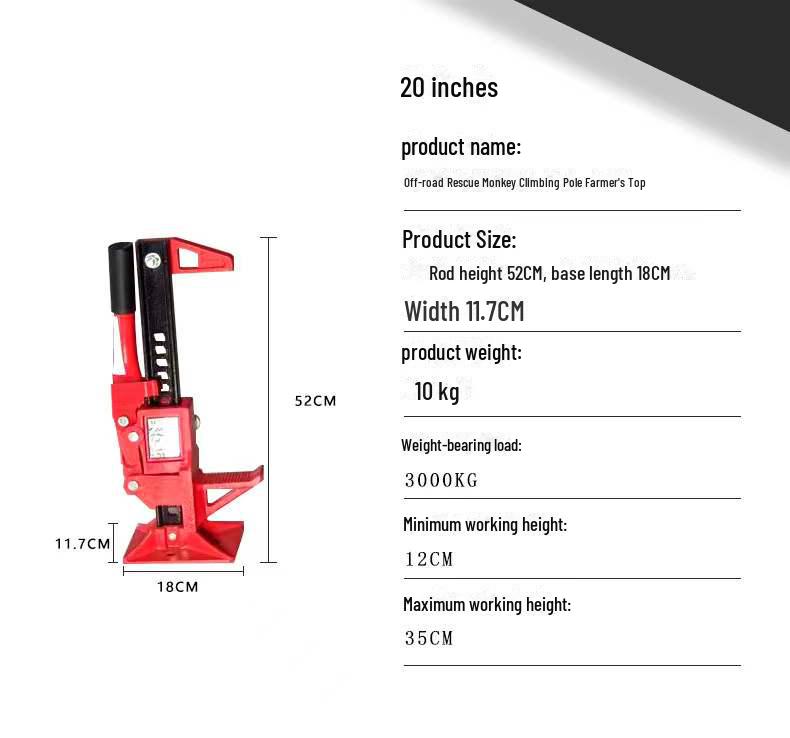 Домкрат для спасения внедорожного транспортного средства фермера и шиносъемник
Домкрат для спасения внедорожного транспортного средства фермера и шиносъемник