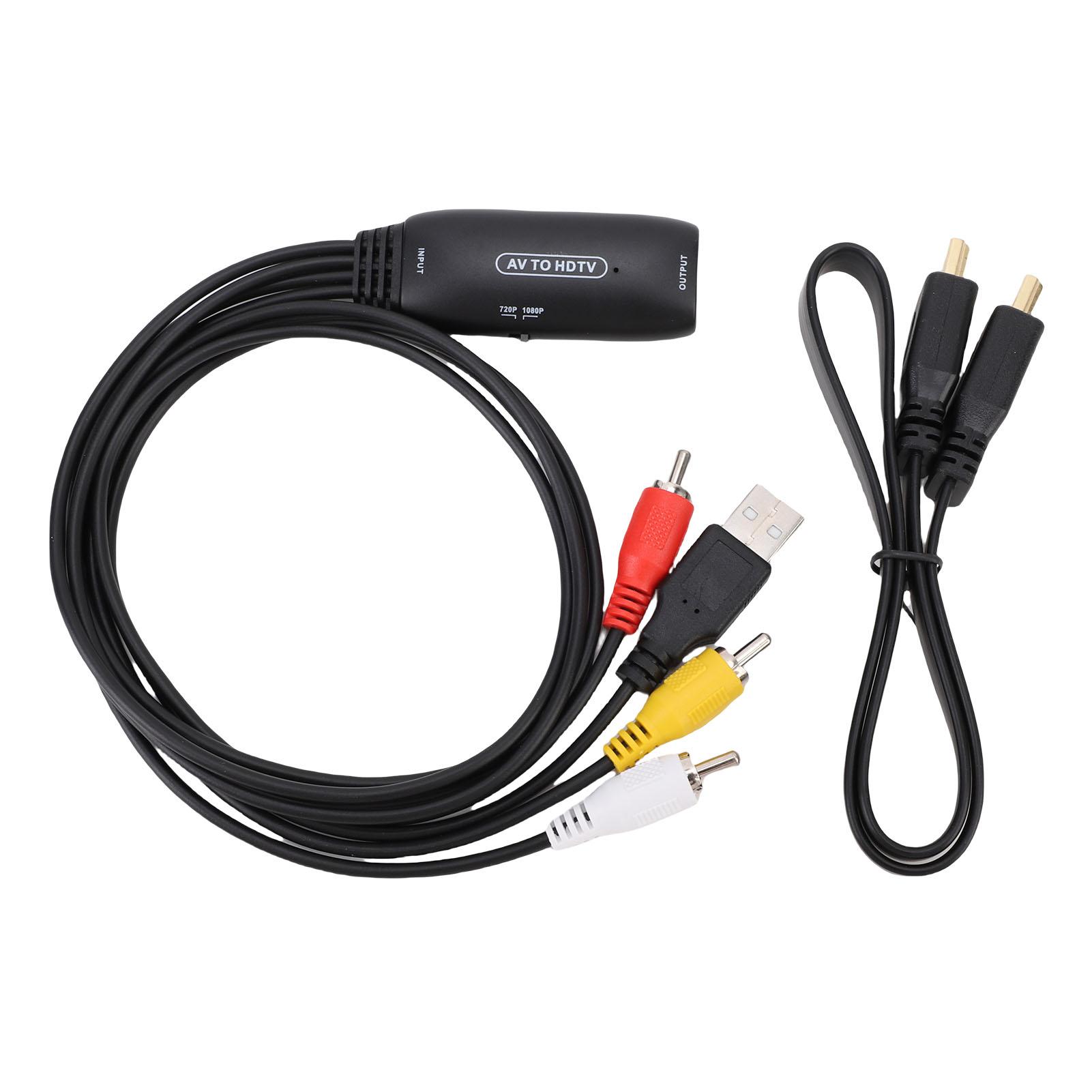 Video Sound Converter AV to HDTV DVD Game Console Converter with High Definition Multimedia Interface Cable
Video Sound Converter AV to HDTV DVD Game Console Converter with High Definition Multimedia Interface Cable