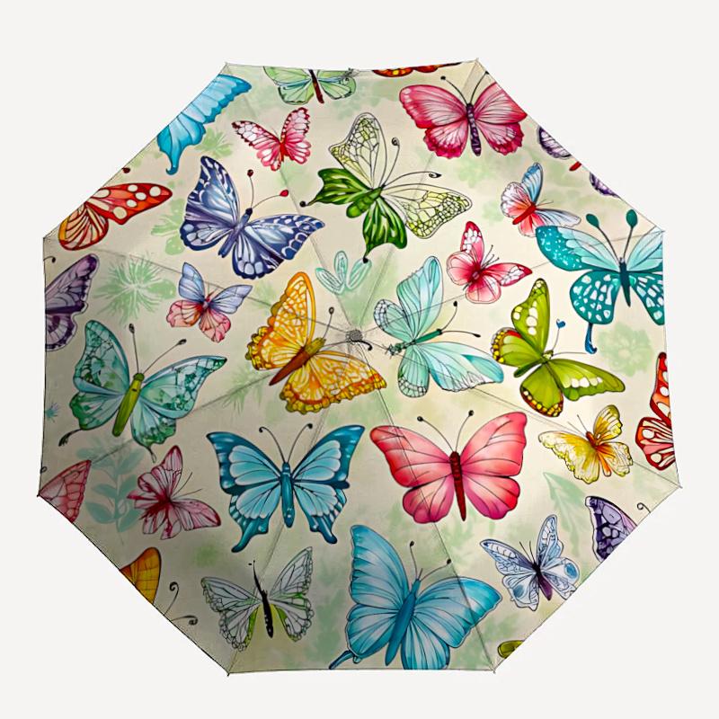1pc Butterfly Pattern Automatic Open/close Umbrella, 8-Rib sturdy structure, Artistic Pattern, Compact Design, Fashion Lovers l042
1pc Butterfly Pattern Automatic Open/close Umbrella, 8-Rib sturdy structure, Artistic Pattern, Compact Design, Fashion Lovers l042