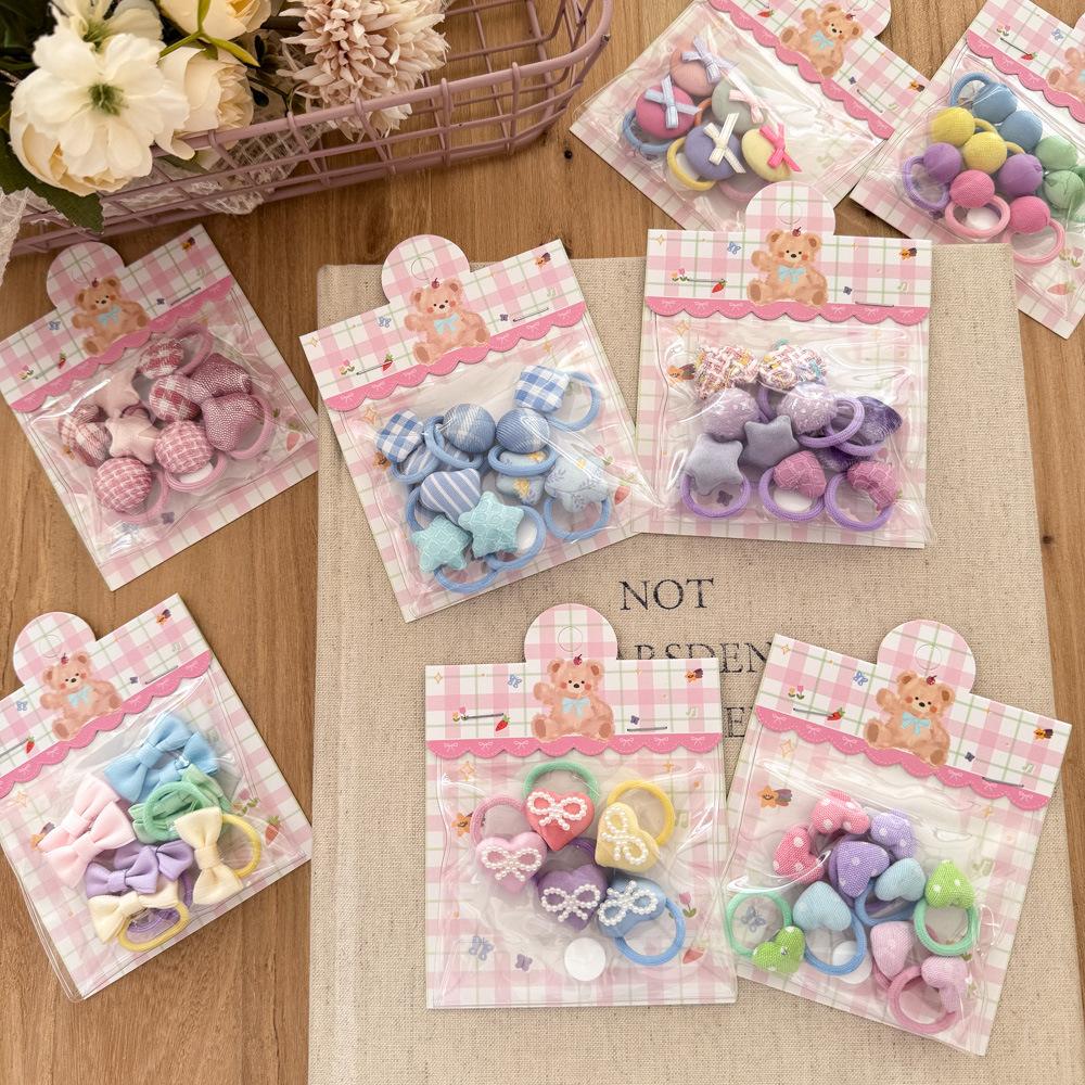 Spring and Summer Polka Dot Bag Button Hair Band Children s Headgear Hair Rope Love Bow Sweet and Non-hurting Hair Accessories
Spring and Summer Polka Dot Bag Button Hair Band Children s Headgear Hair Rope Love Bow Sweet and Non-hurting Hair Accessories