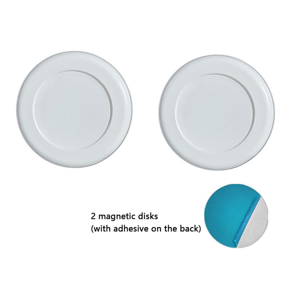 2PCS Round Magnet+Plastic Remote Control Holder Wall Mounted Hanging Hook Magnetic Mat White
2PCS Round Magnet+Plastic Remote Control Holder Wall Mounted Hanging Hook Magnetic Mat White
