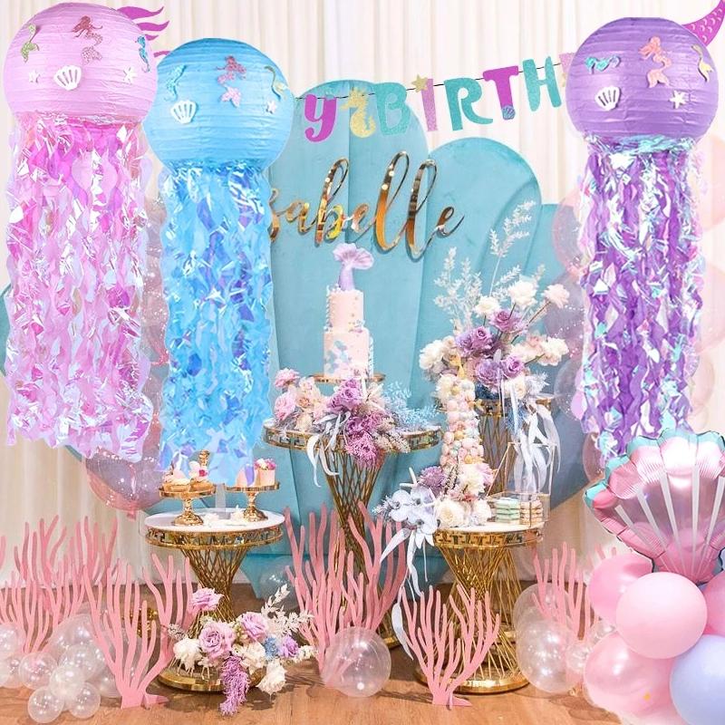 Cute Mermaid Party Favors Starfish Shell paper Lantern Memaid Clap Bracelet Tattoo Stickers Birthday Party Decorations girl gift
Cute Mermaid Party Favors Starfish Shell paper Lantern Memaid Clap Bracelet Tattoo Stickers Birthday Party Decorations girl gift