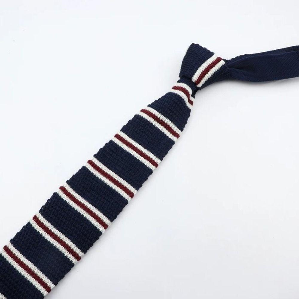 Adjustable Striped Knitted Tie Thicken Men Cravat Simple Knitting Shirt Necktie Boys Style A
Adjustable Striped Knitted Tie Thicken Men Cravat Simple Knitting Shirt Necktie Boys Style A