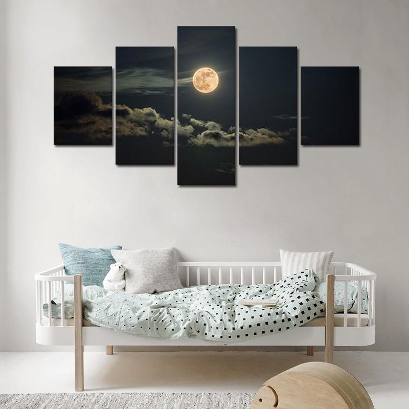 Landscape Night Moonscape Poster Painting 5 Pieces Wall Art Canvas For Living Room Picture Print Bedroom Mural Home Decoration 20X35 20X45 20X55CM
Landscape Night Moonscape Poster Painting 5 Pieces Wall Art Canvas For Living Room Picture Print Bedroom Mural Home Decoration 20X35 20X45 20X55CM