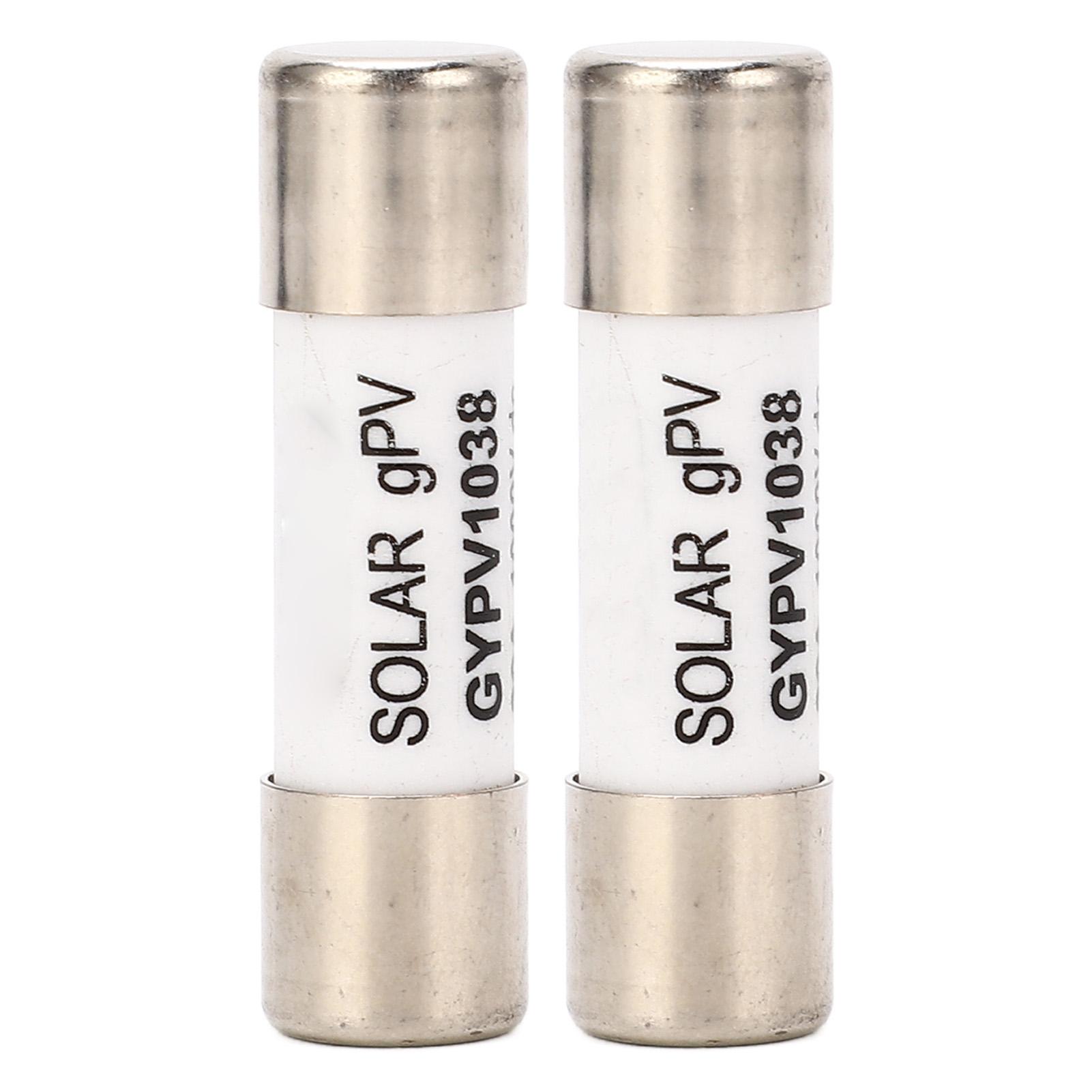 2Pcs Solar PV Fuse Short Circuit Protection Porcelain Tube Quartz Core PV Fuse 1000VDC 30A
2Pcs Solar PV Fuse Short Circuit Protection Porcelain Tube Quartz Core PV Fuse 1000VDC 30A