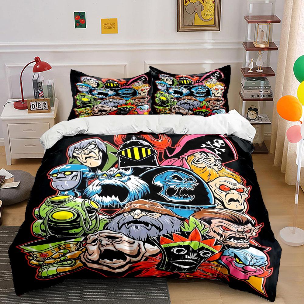 Colorful comic-style character faces. Bedding sets Duvet cover sets Duvet covers Pillowcases(1 * Duvet Cover 2 * Pillowcases, without duvet insert) 135x200cm
Colorful comic-style character faces. Bedding sets Duvet cover sets Duvet covers Pillowcases(1 * Duvet Cover 2 * Pillowcases, without duvet insert) 135x200cm