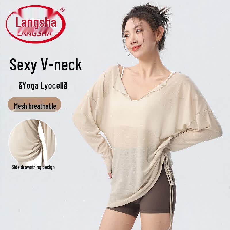 Women s V-Neck Loose Fit Long Sleeve Yoga & Sport Top XL
Women s V-Neck Loose Fit Long Sleeve Yoga & Sport Top XL