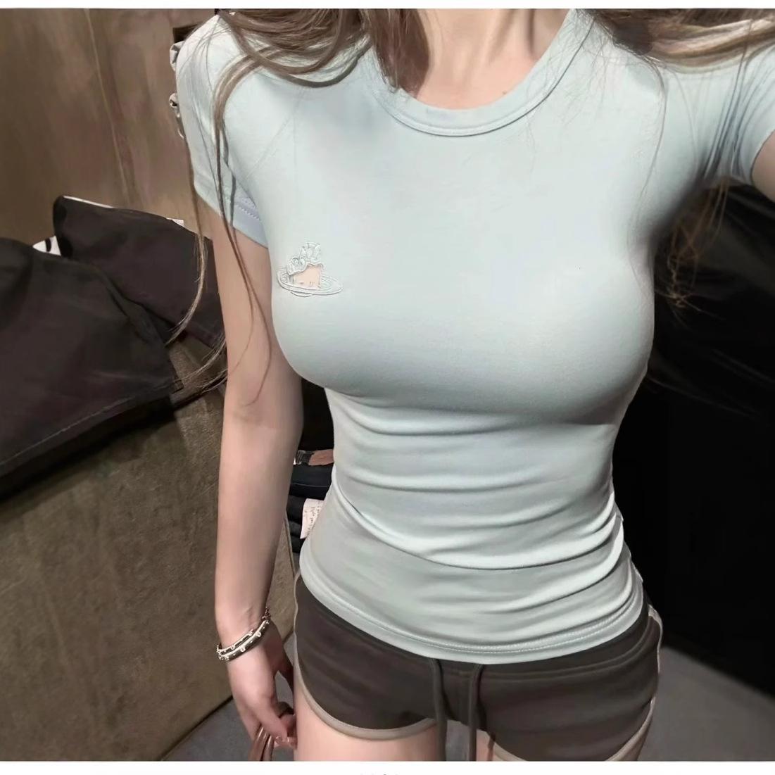 Hollow-Out Embroidered KT Waist-Cinching Slim-Fit Women s Short-Sleeve T-Shirt for Summer Medium
Hollow-Out Embroidered KT Waist-Cinching Slim-Fit Women s Short-Sleeve T-Shirt for Summer Medium