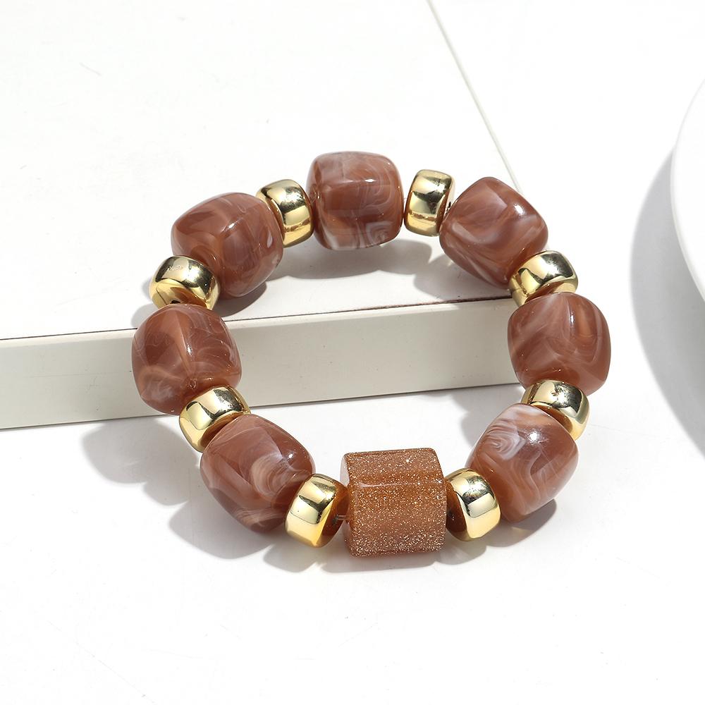 Fashion Acrylic Big Square Beads Bracelet for Women New Trendy Colorful Imitation Stone Strechy Bracelets Statement Jewelry Gift
Fashion Acrylic Big Square Beads Bracelet for Women New Trendy Colorful Imitation Stone Strechy Bracelets Statement Jewelry Gift