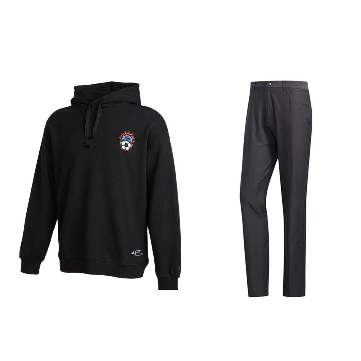 Adidas Embroidered Print Pattern Hooded Pullover Long Sleeve Comfortable Sweatpants Set Unisex Sweatpants Set Black IB2778+FJ9859 S
Adidas Embroidered Print Pattern Hooded Pullover Long Sleeve Comfortable Sweatpants Set Unisex Sweatpants Set Black IB2778+FJ9859 S