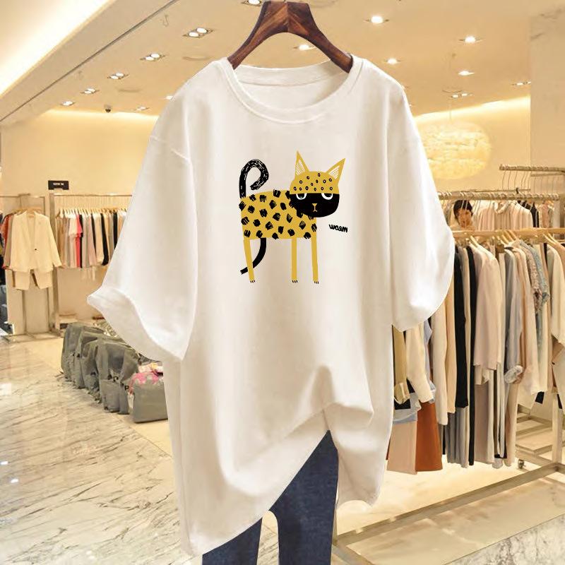 2025 Animal Series Leopard Printed Cotton Crew Neck Loose Women s T-Shirt Short Sleeve Top Bottom Shirt XXXL
2025 Animal Series Leopard Printed Cotton Crew Neck Loose Women s T-Shirt Short Sleeve Top Bottom Shirt XXXL
