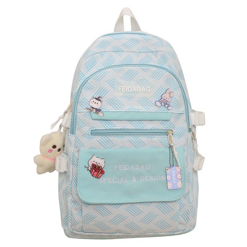 Manufacturer Small Fresh Backpack Women 2024 New Style Contrasting Color Junior High School Students Schoolbag Large Capacity Korean
Manufacturer Small Fresh Backpack Women 2024 New Style Contrasting Color Junior High School Students Schoolbag Large Capacity Korean