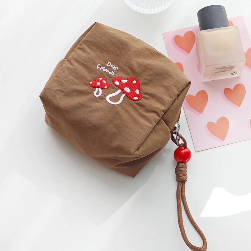 Mushroom Shaped Makeup Bag Large Capacity Versatile Women s Fabric Clutch Multi-Purpose Portable Coin Purse Data Cable Storage
Mushroom Shaped Makeup Bag Large Capacity Versatile Women s Fabric Clutch Multi-Purpose Portable Coin Purse Data Cable Storage