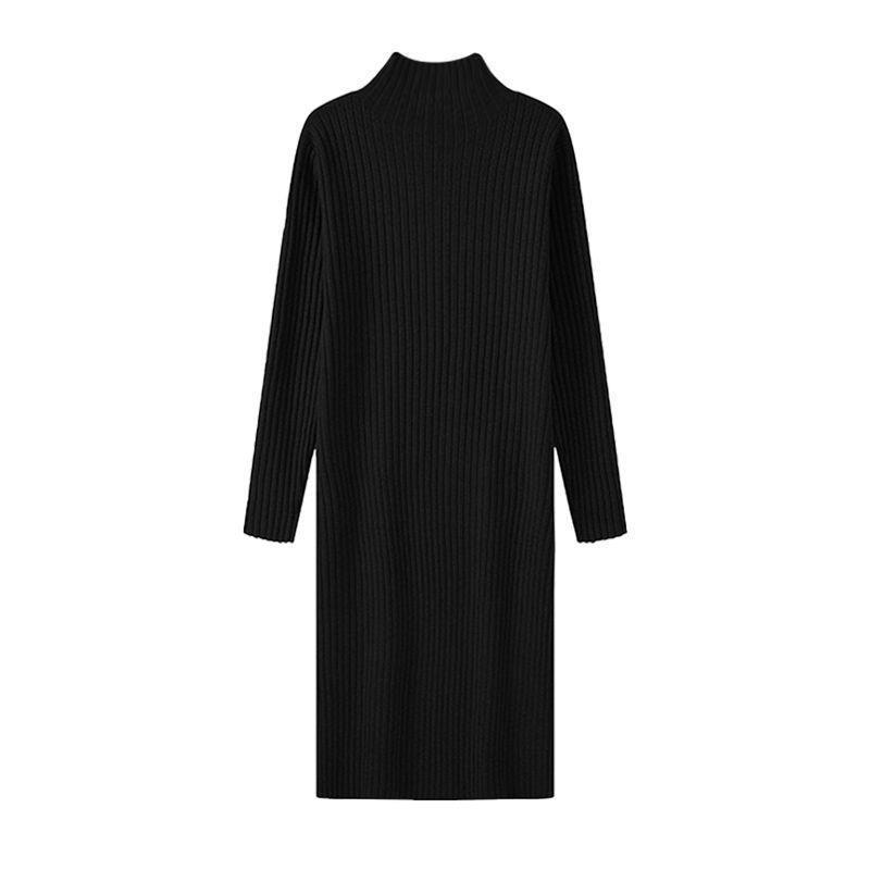 Women s Autumn & Winter Wool Knit Dress - Half-High Collar, Loose Long Sleeve, Mid-Length Base Layer Over the Knee. XL (116-130 Jin)
Women s Autumn & Winter Wool Knit Dress - Half-High Collar, Loose Long Sleeve, Mid-Length Base Layer Over the Knee. XL (116-130 Jin)