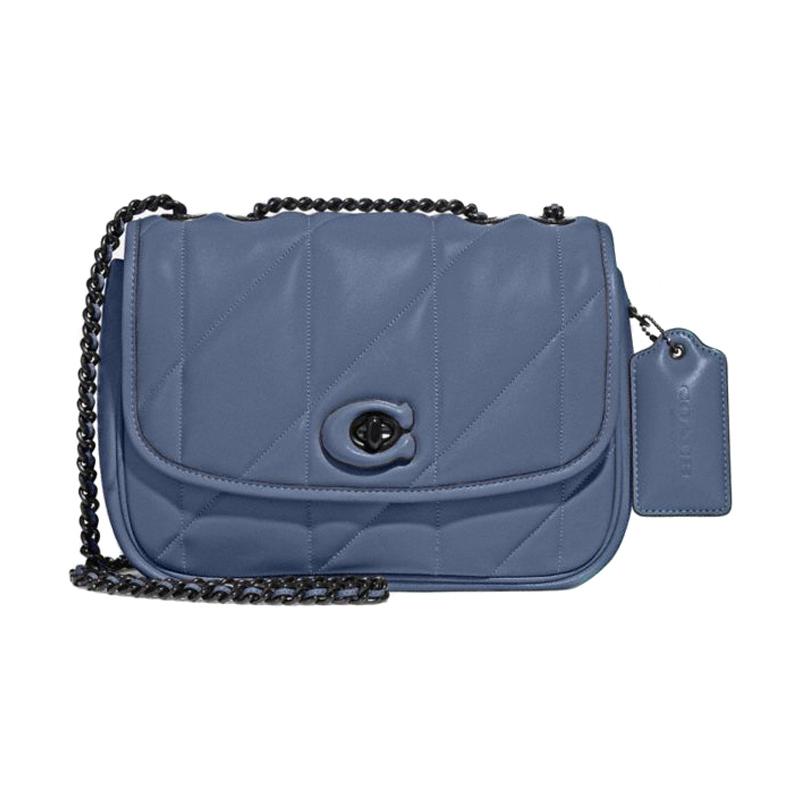 COACH Pillow Madison 24 Quilted Turnlock Chain Nappa Soft Leather Crossbody Bag Shoulder Bag Women s Washed Denim чорний
COACH Pillow Madison 24 Quilted Turnlock Chain Nappa Soft Leather Crossbody Bag Shoulder Bag Women s Washed Denim чорний