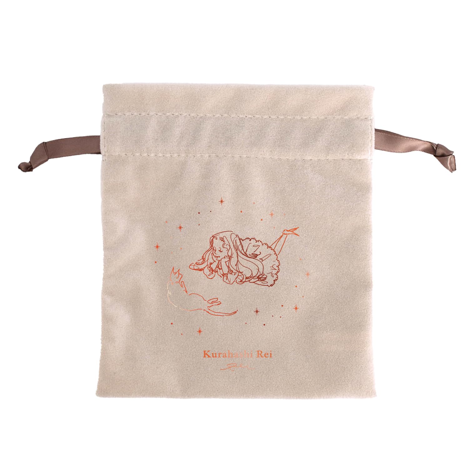 Gakken Stafle Курахаси Рей Велюровый мешок на шнурке Белый F12802
Gakken Stafle Курахаси Рей Велюровый мешок на шнурке Белый F12802