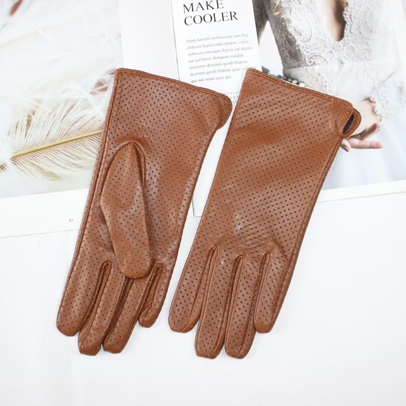New Women s Sheepskin Gloves Fashion Full Mesh Design Cool Breathable Silk Lining Leather Driving Gloves 7
New Women s Sheepskin Gloves Fashion Full Mesh Design Cool Breathable Silk Lining Leather Driving Gloves 7