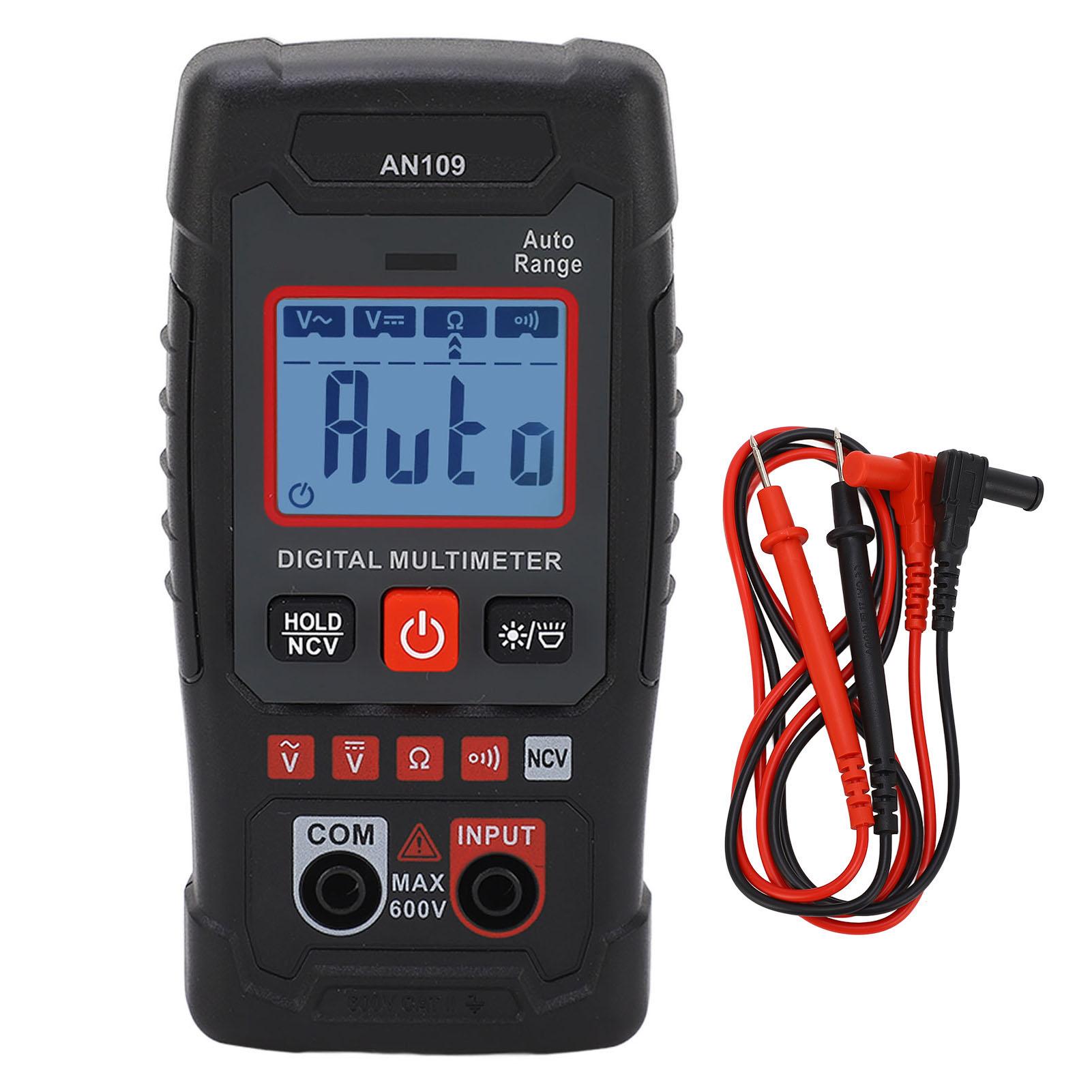 Digital Multimeter 4000 Counts Auto Ranging Voltage Tester NCV Resistance Meter Tool
Digital Multimeter 4000 Counts Auto Ranging Voltage Tester NCV Resistance Meter Tool