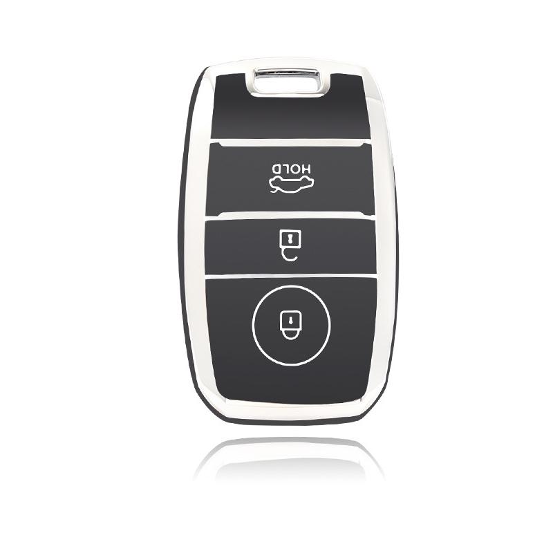 TPU Car Key Fob Cover Case Fit for Kia K3 Sportage K5 K2 Rio KX3 KXCROSS Seltos Forte 3 Buttons 4 Buttons Remote Key Shell Protector 3 keys black
TPU Car Key Fob Cover Case Fit for Kia K3 Sportage K5 K2 Rio KX3 KXCROSS Seltos Forte 3 Buttons 4 Buttons Remote Key Shell Protector 3 keys black