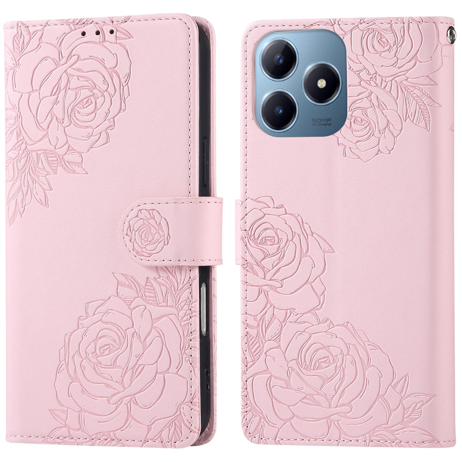 For Realme C63 4G/C61 4G Case Rose Flower PU Leather Wallet Phone Cover with 3 Card Slots Rose Gold
For Realme C63 4G/C61 4G Case Rose Flower PU Leather Wallet Phone Cover with 3 Card Slots Rose Gold