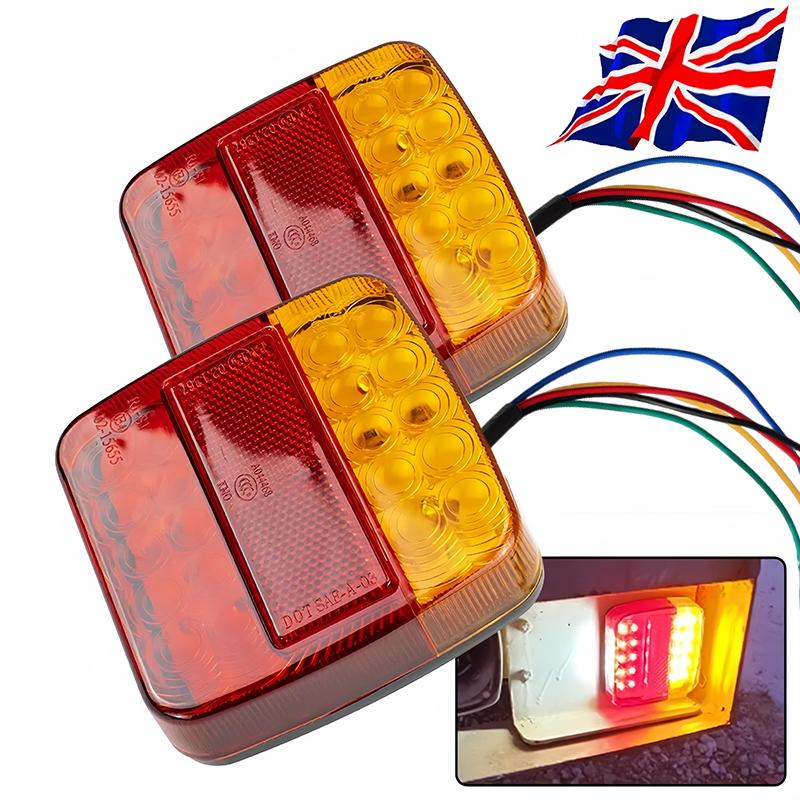 2pc LED 12V Waterproof Durable Car Truck LED Rear Tail Light Warning Lights Lamp For Trailer Caravans
2pc LED 12V Waterproof Durable Car Truck LED Rear Tail Light Warning Lights Lamp For Trailer Caravans