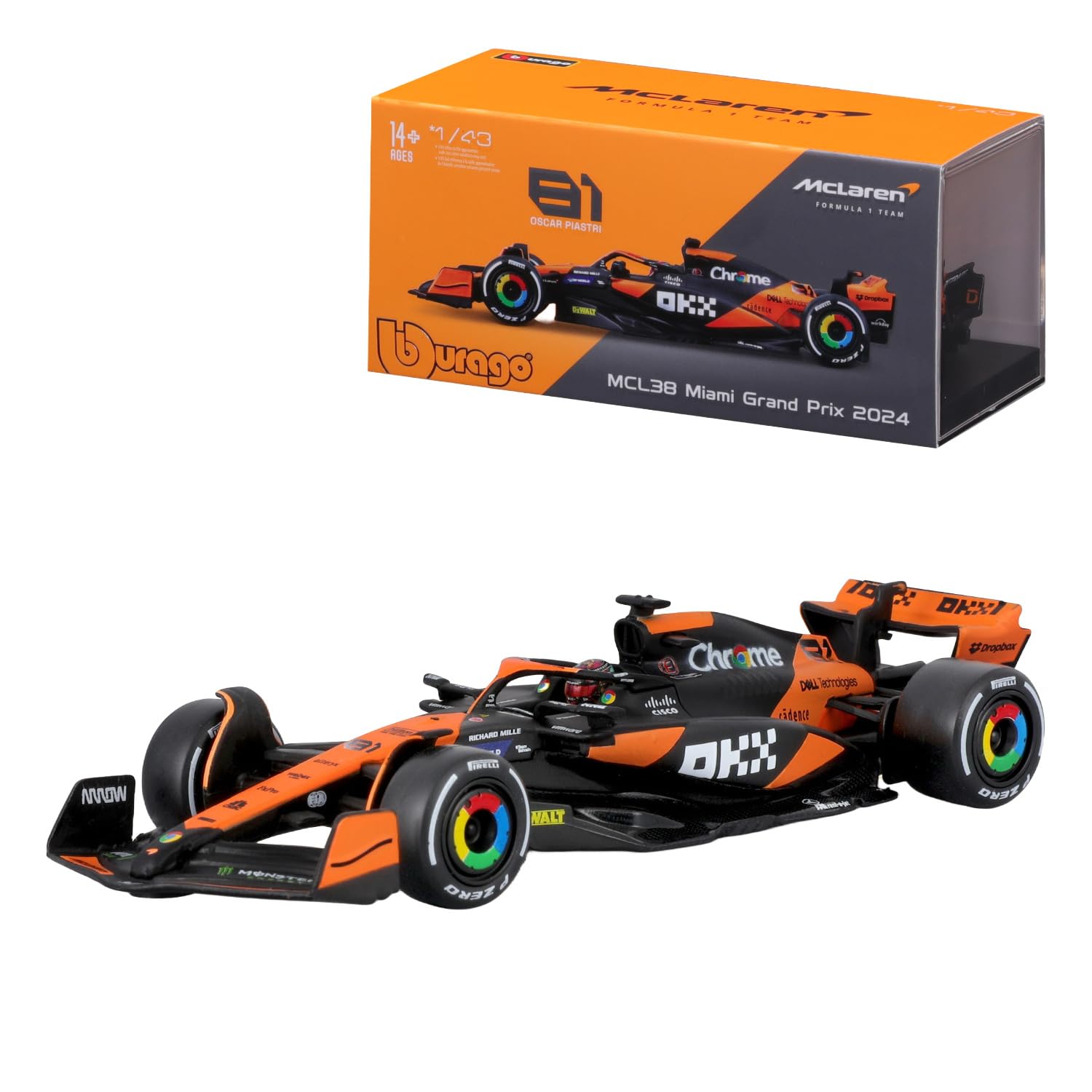 Bburago 2024 Модель 143 Signature Series F1 McLaren MCL38 #81 Oscar Piastri Гоночный спортивный автомобиль Мини-автомобиль Литой автомобиль Полный продукт 18-38215 (#81)
Bburago 2024 Модель 143 Signature Series F1 McLaren MCL38 #81 Oscar Piastri Гоночный спортивный автомобиль Мини-автомобиль Литой автомобиль Полный продукт 18-38215 (#81)