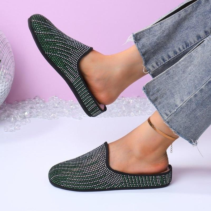 Fashion 2025 Spring and Summer New Rhinestone Lazy Slip Wears Baotou Half Slippers for Women 36
Fashion 2025 Spring and Summer New Rhinestone Lazy Slip Wears Baotou Half Slippers for Women 36