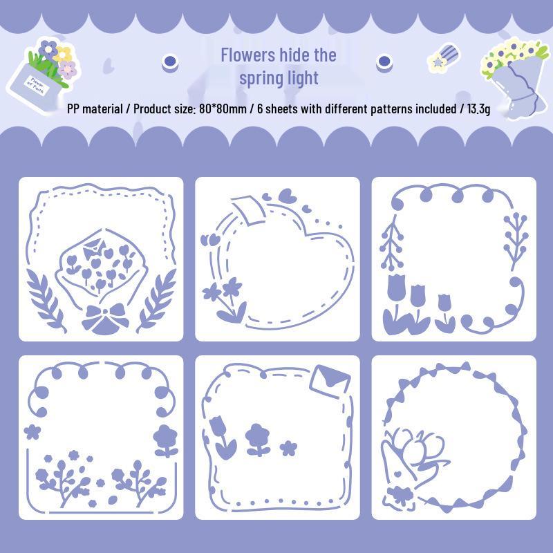 Yuezhen Abundance Flower Hand-Painted Oil Pastel Hollow Template
Yuezhen Abundance Flower Hand-Painted Oil Pastel Hollow Template