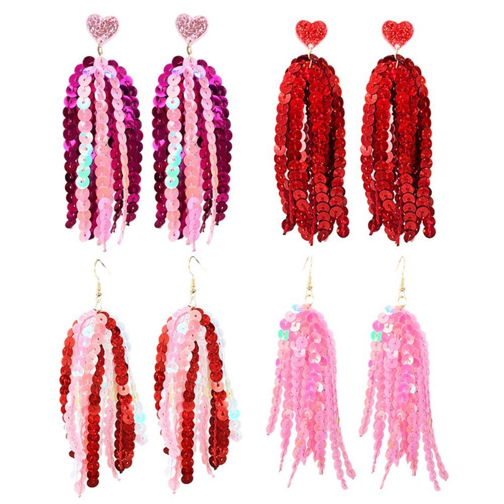 Tassel Style Valentine s Day Earrings Shining Tassel Earrings Valentines Party Jewelry Style4
Tassel Style Valentine s Day Earrings Shining Tassel Earrings Valentines Party Jewelry Style4