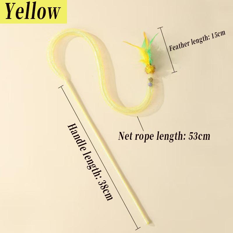 3pcs Mix Feather Teasing Cat Stick Elastic Mesh Tube With Feathered Furry Ball Cat Toy Rod Kitten Interactive Toys Pet Wand
3pcs Mix Feather Teasing Cat Stick Elastic Mesh Tube With Feathered Furry Ball Cat Toy Rod Kitten Interactive Toys Pet Wand