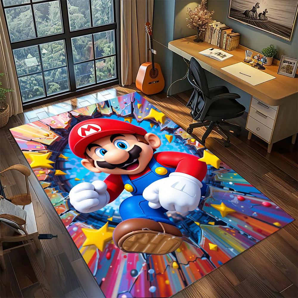 Mario Home Indoor Functional Rug, Non Slip Washable Large Area Carpet Floor Mat Gamer Room.-TING 60x90cm
Mario Home Indoor Functional Rug, Non Slip Washable Large Area Carpet Floor Mat Gamer Room.-TING 60x90cm