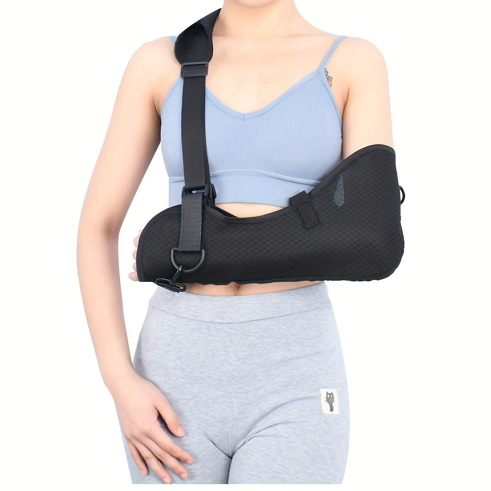 Adjustable Post-Surgery Shoulder Sling - -Grade Rotator Cuff Support with Breathable Mesh Arm Brace, Shower & Bath Sling L чорний
Adjustable Post-Surgery Shoulder Sling - -Grade Rotator Cuff Support with Breathable Mesh Arm Brace, Shower & Bath Sling L чорний