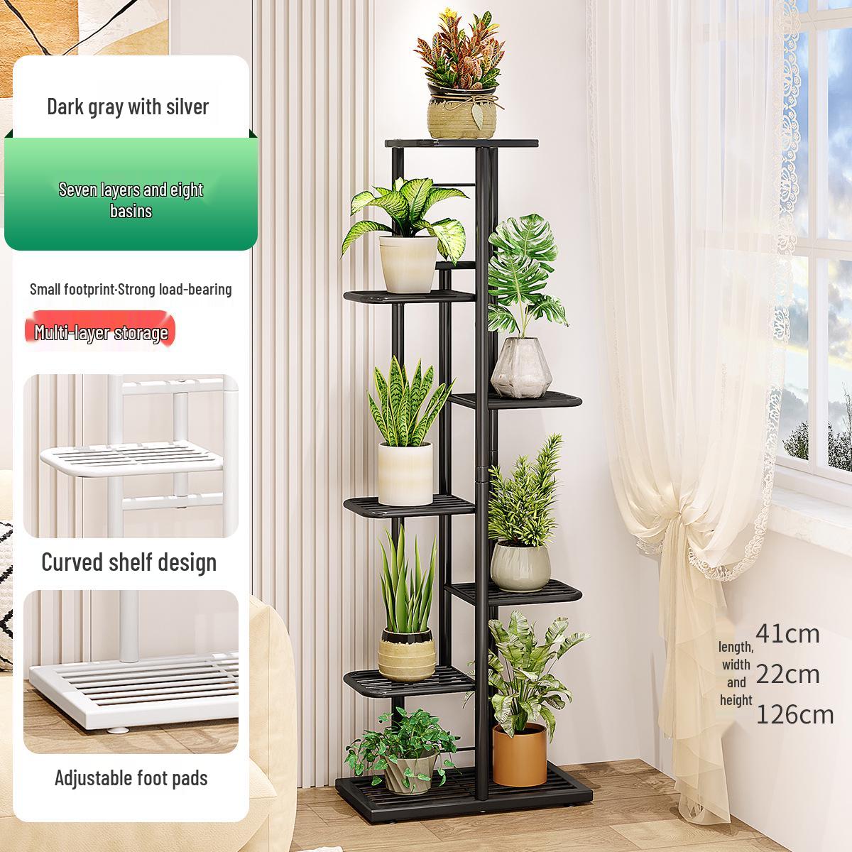 Европейская кованая железная подставка для цветов - Многоярусная подставка для суккулентов и горшков для помещений/улицы
Европейская кованая железная подставка для цветов - Многоярусная подставка для суккулентов и горшков для помещений/улицы