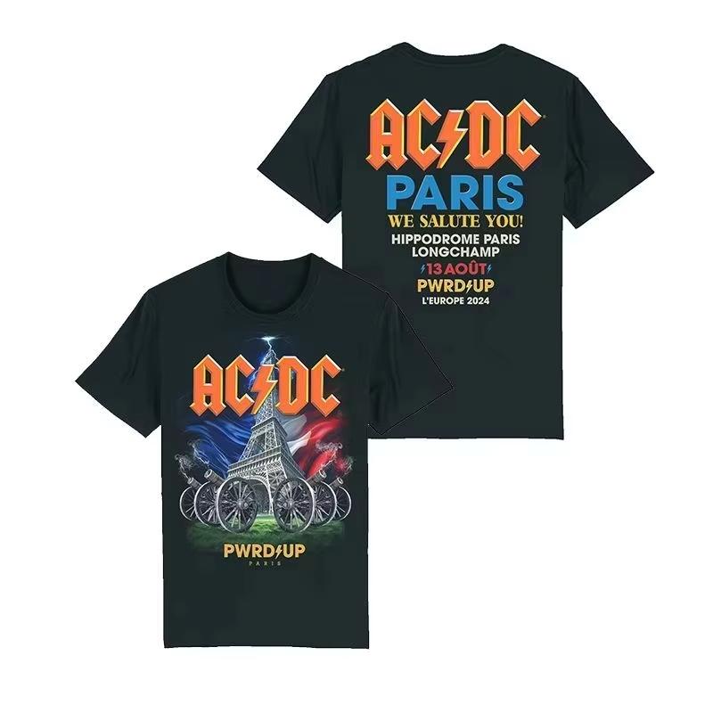 Summer 2025 New ACDC Tshirts Cotton Tshirts Hip Hop Rock Short Sleeved Brand Men Women Tshirts High Quality Tops Streetwear S
Summer 2025 New ACDC Tshirts Cotton Tshirts Hip Hop Rock Short Sleeved Brand Men Women Tshirts High Quality Tops Streetwear S