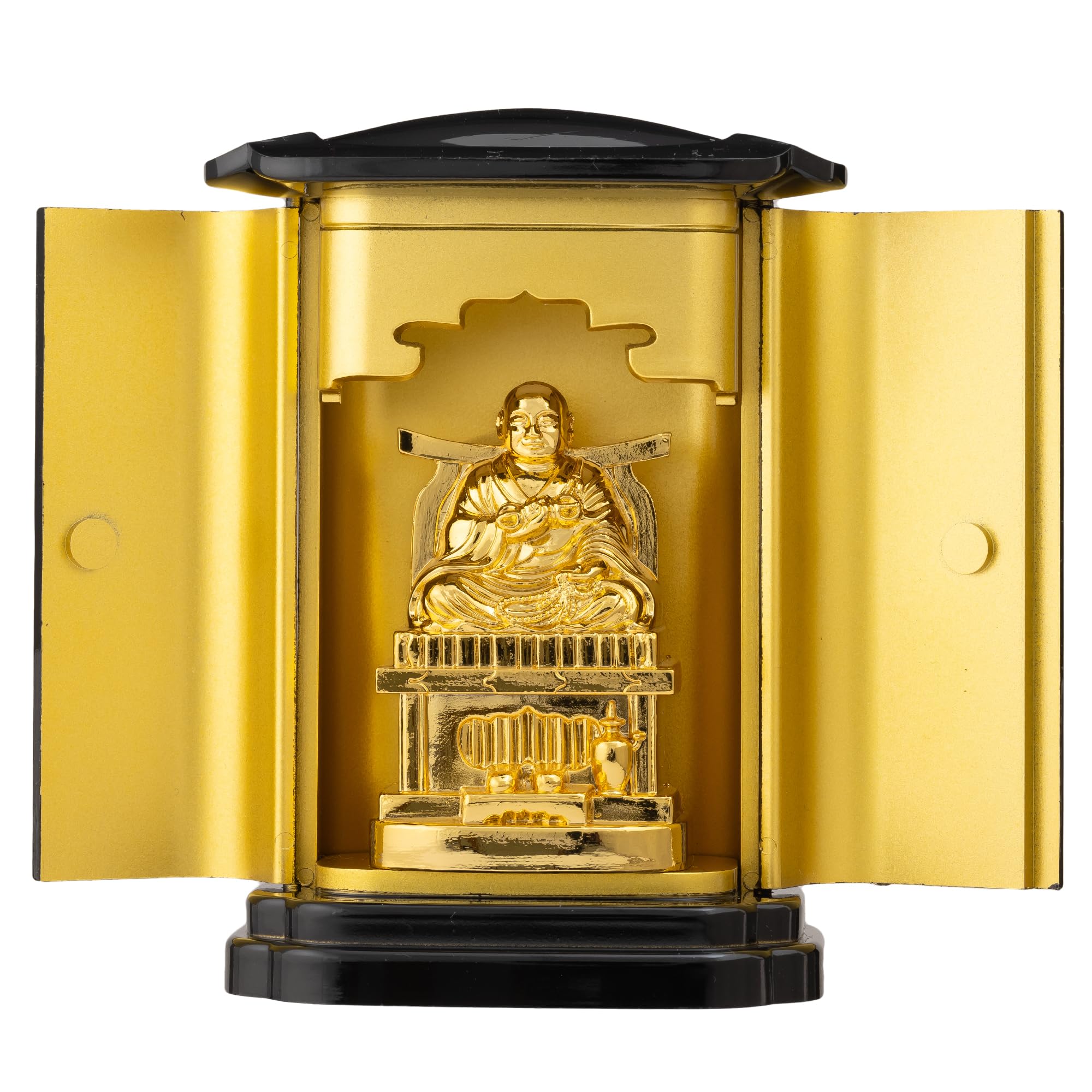 Buddha statue Kobo Daishi gold with PC Zushi Kukai Takaoka copperware Daishi pcZ (pure plated) _ Shingon Buddhism (Kobo
Buddha statue Kobo Daishi gold with PC Zushi Kukai Takaoka copperware Daishi pcZ (pure plated) _ Shingon Buddhism (Kobo