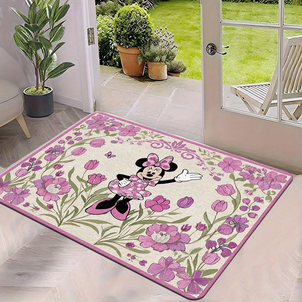 1pc Polyester Doormat - Mickey & Minnie Mouse Floral Design, Non-Slip Bathroom Floor Mat - Perfect for Home Entry, Bedroom & B 40x60cm
1pc Polyester Doormat - Mickey & Minnie Mouse Floral Design, Non-Slip Bathroom Floor Mat - Perfect for Home Entry, Bedroom & B 40x60cm